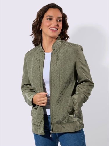 Doudoune mélange de motifs matelassés - Collection L - Modalova