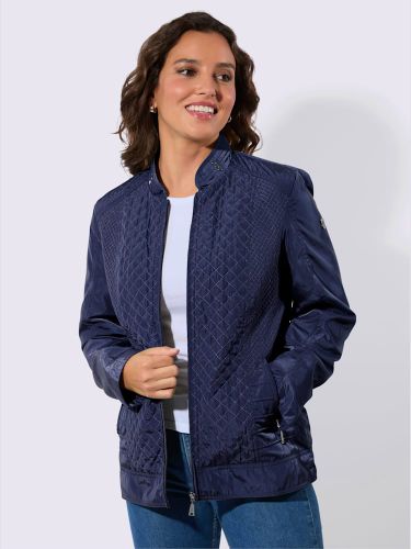 Doudoune mélange de motifs matelassés - Collection L - Modalova