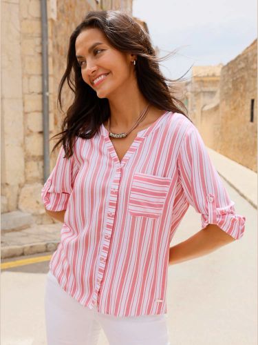 Chemisier rayé pure viscose - Witt - Modalova