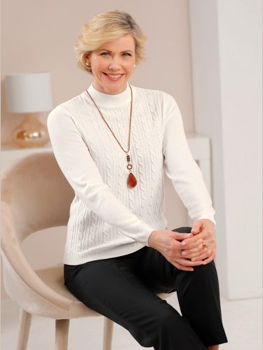 Pull à col montant toucher doux et agréable - Witt - Modalova