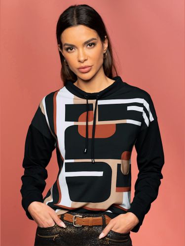 T-shirt à manches longues imprimé graphique - Witt - Modalova