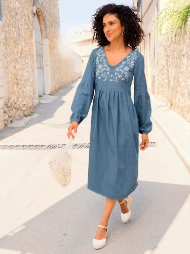 Robe en jean pur coton - Witt - Modalova