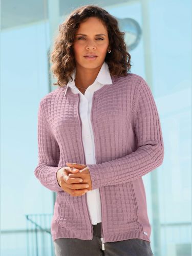 Veste en tricot 50% coton - Collection L - Modalova