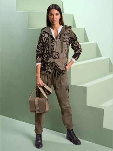 Veste en tricot jacquard joli jacquard à l'aspect animal - Witt - Modalova