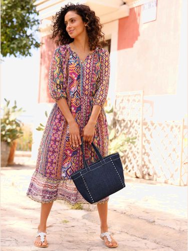 Robe imprimée qualité tissée - Witt - Modalova