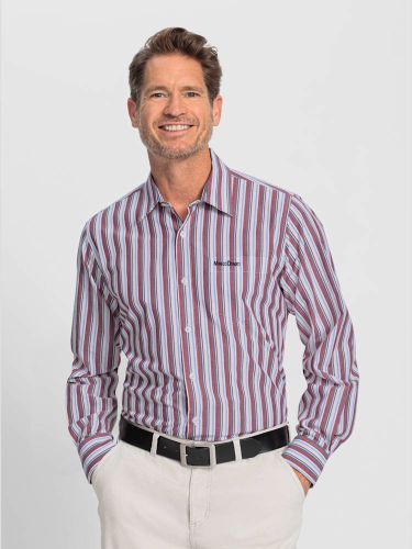 Chemise à manches longues repassage superflu - Marco Donati - Modalova