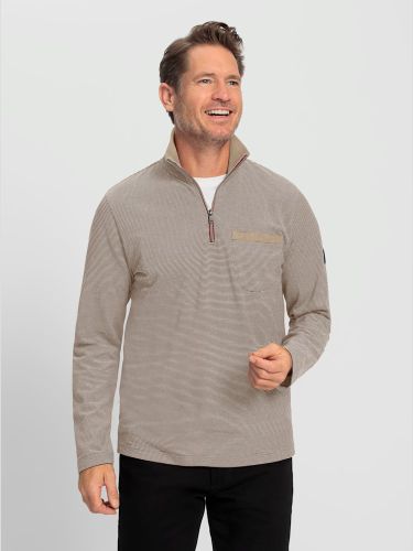 T-shirt à manches longues qualité finement structurée - Marco Donati - Modalova