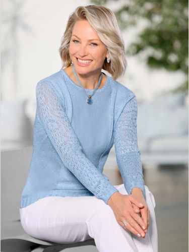 Pull ajouré qualité bouclé légère - Witt - Modalova