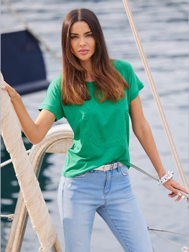 T-shirt à manches courtes imprimé à effet 3d - Witt - Modalova