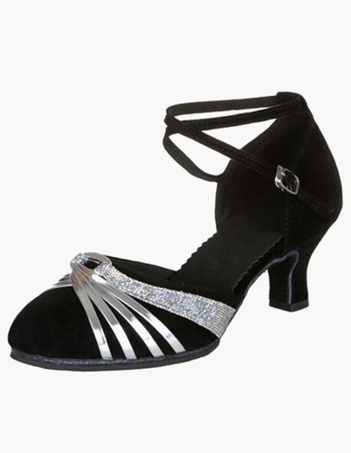 Chaussures de latine à talons épais semelle souple - milanoo.com - Modalova