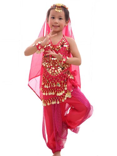 La danse du ventre Costume enfants en mousseline de soie sans manches Déguisements Halloween - milanoo.com - Modalova