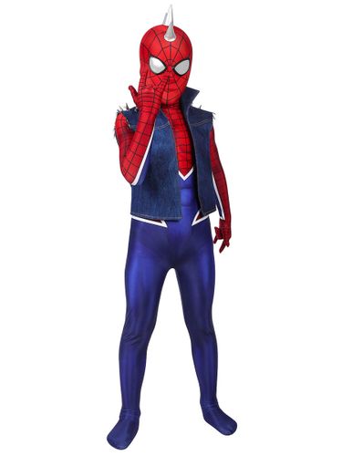Marvel Comics Araignée Punk cosplay costume pour les enfants Déguisements Halloween - milanoo.com - Modalova