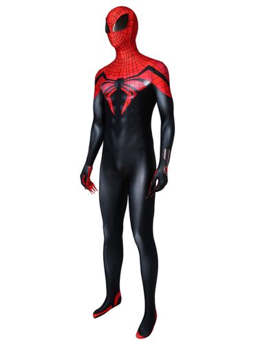 Combinaison Spider-Man Zentai Costume Cosplay Supérieur Noir - milanoo.com - Modalova