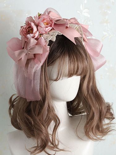 Coiffe Sweet Lolita Noeuds en fibre de polyester Bow Headwear Bandeau Lolita - milanoo.com - Modalova