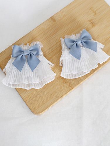 Sweet Lolita Accessoires Noeuds Rose Manchette Fibre Polyester Divers - milanoo.com - Modalova