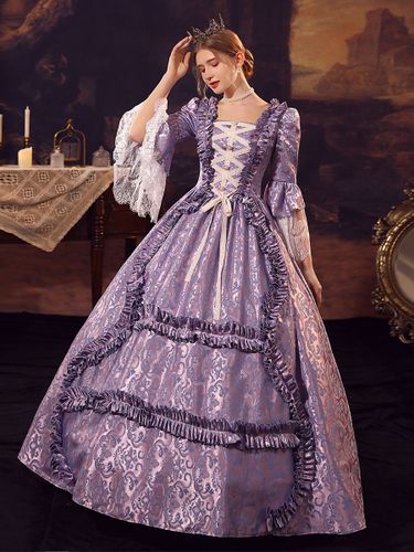 Costumes rétro Robe en polyester Costume rétro Marie Antoinette Costume du 18ème siècle - milanoo.com - Modalova