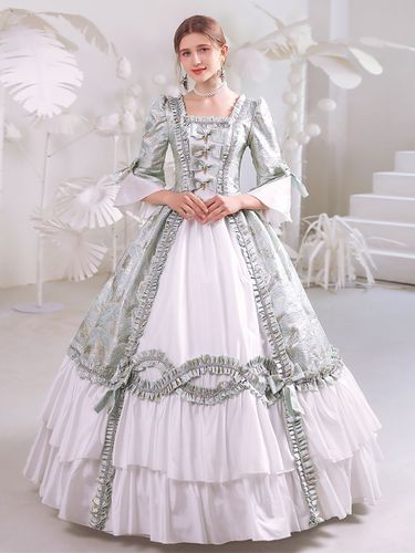 Rétro Costumes s Polyester Marie Antoinette Costume Robe Gothique 18ème Siècle Costume - milanoo.com - Modalova