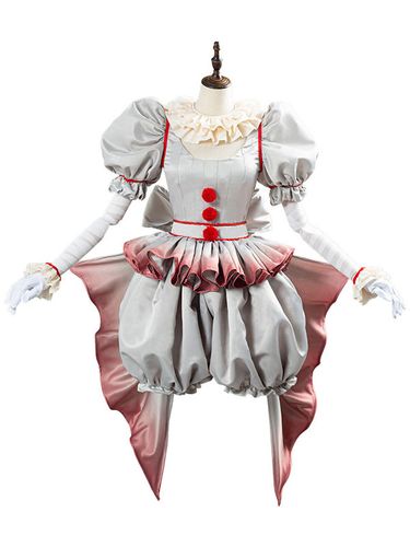 IT Pennywise femme Halloween Cosplay Costumes - milanoo.com - Modalova