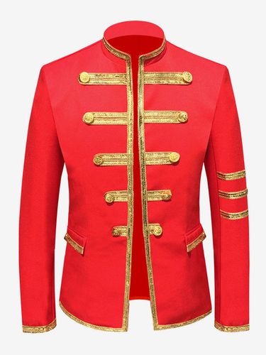 Manteau Vintage Top Vintage Polyester Manches Longues Rétro Costumes Pour Homme - milanoo.com - Modalova