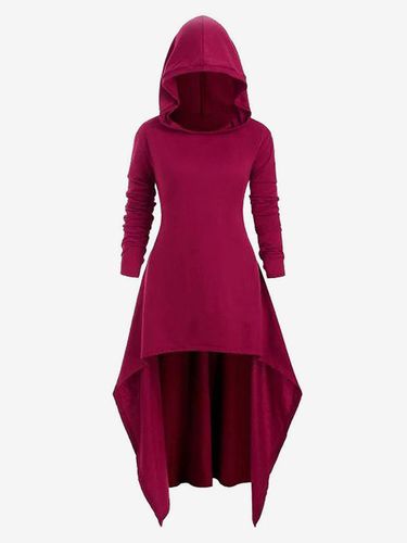 Costumes rétro Robe droite en polyester pour femmes Costume Marie Antoinette Déguisement Vintage Bourgogne - milanoo.com - Modalova