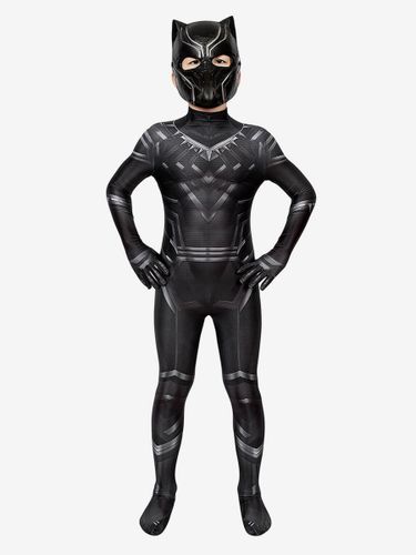Costume de cosplay pour enfant Captain America T'Challa Black Panther - milanoo.com - Modalova