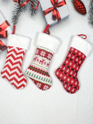 Chaussette Cadeau Arbre Accessoires Sabin de Noël Décoration Noël - milanoo.com - Modalova