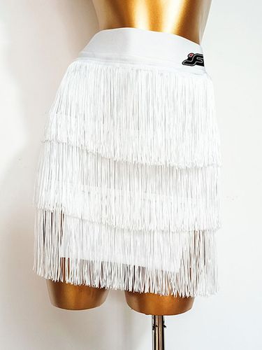 Costume De Danse Latine Mini Jupe s Frange Sexy - milanoo.com - Modalova