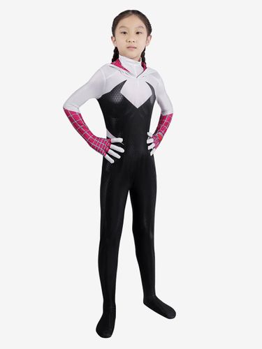 À travers le costume de cosplay Spider-Verse Kid Gwen - milanoo.com - Modalova