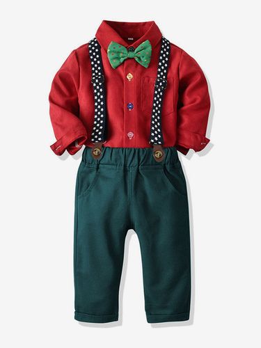 Ensemble Déguisement Noël Pour Enfants 3 Pièces Garçon - milanoo.com - Modalova