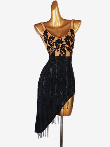 Costume de danse latine robe en lycra spandexs vêtements de danse - milanoo.com - Modalova