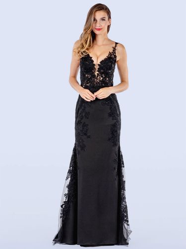 Robes de mariée 2026 dentelle sirène sans manches avec train robe de mariée personnalisation gratuite - milanoo.com - Modalova