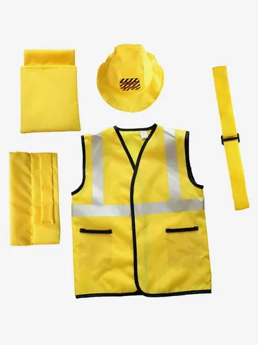 Costume Enfants Charpentier Cosplay Ceinture Chapeau Haut De Forme 3 Pièces Ensemble Costume Halloween Ensemble Complet - milanoo.com - Modalova