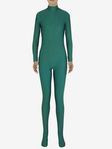 Basilic Zentai Slim Fit combinaison Spandex pour femmes Déguisements Halloween - milanoo.com - Modalova