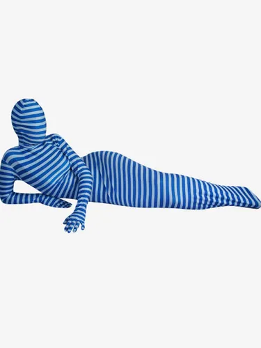 Combinaisons zentai motifs Vêtement de zentai enveloppé unisexe en lycra spandex multicolore avec rayure Déguisements Halloween - milanoo.com - Modalova