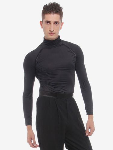 Costume de Danse Latine Hommes Lait Soie Costume De Danse Top Déguisements Halloween - milanoo.com - Modalova