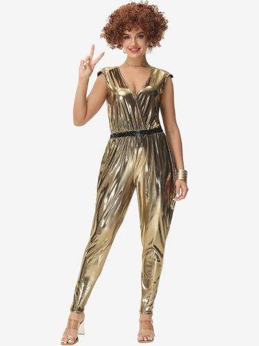 Costumes disco rétro des années 70 pour festival de musique costumes de spectacle sur scène disco pour couple - milanoo.com - Modalova