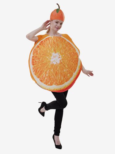 Costume de tranche de fruit drôle d\'halloween Costume pour adulte Costume de spectacle de Bar de fête de légumes - milanoo.com - Modalova