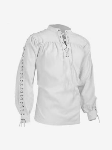Haut vintage rétro en polyester à manches longues Costumes rétro pour homme - milanoo.com - Modalova