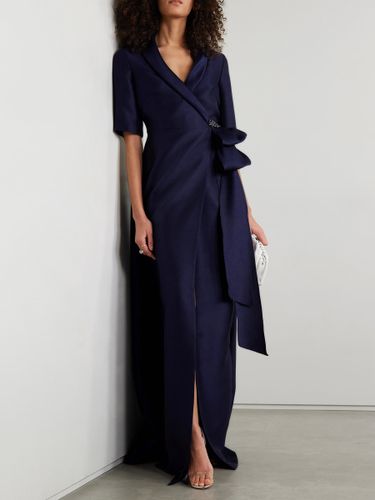 Robe de soirée pour mère de la mariée conçue avec décolleté manches courtes ligne a perles longueur au sol robes d\'invitées pour mariage - milanoo.com - Modalova