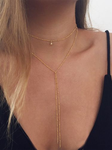 Collier simple pendentif boule collier minimaliste - milanoo.com - Modalova