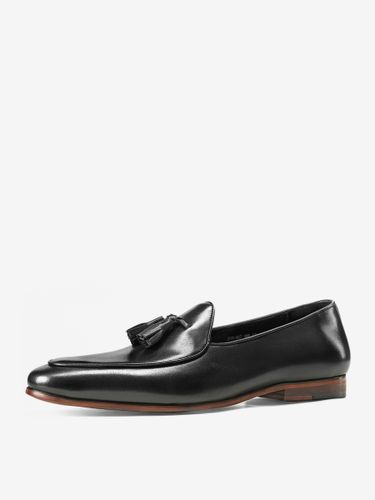 Mocassins en cuir PUs chaussures de mariage à pompon - milanoo.com - Modalova