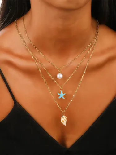 Collier Perle Plage Bijoux Adulte - milanoo.com - Modalova
