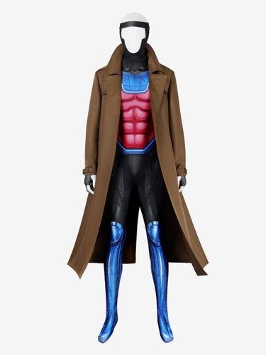 X-men '97 Anime Gambit Remy Etienne LeBeau Costumes de Cosplay - milanoo.com - Modalova