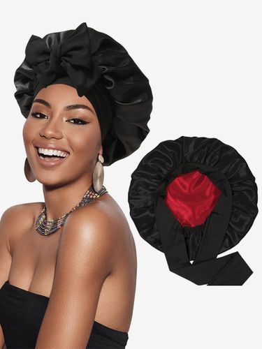 Bonnet de nuit respirant avec nœud pour cheveux - milanoo.com - Modalova