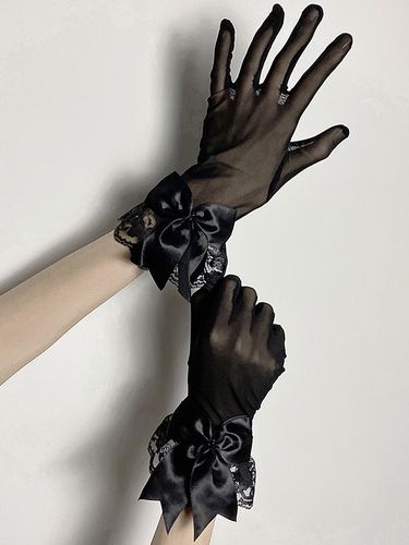 Accessoires gothiques Lolita Noeuds Manchettes en dentelle Divers - milanoo.com - Modalova