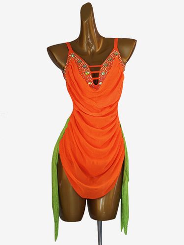 Robes de danse latine s Sexy Lycra Spandex robe Costume de danse - milanoo.com - Modalova