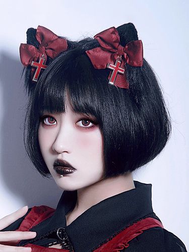 Accessoires gothiques Lolita Accessoire nœud croisé Divers - milanoo.com - Modalova