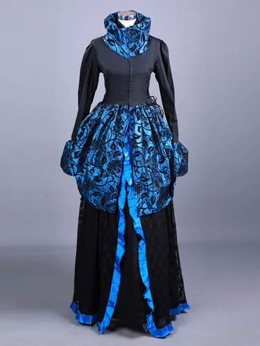 Costumes rétro à volants en polyester à imprimé floral haut de costume Marie Antoinette ensemble rétro pour femmes costume du 18e siècle - milanoo.com - Modalova