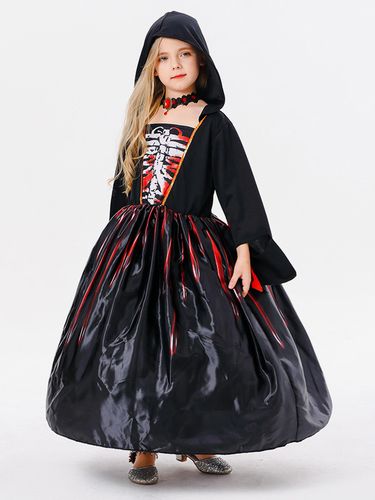 Halloween Costumes d\'Halloween pour enfants Ensemble d\'Halloween Robe en polyester pour enfants Collier - milanoo.com - Modalova