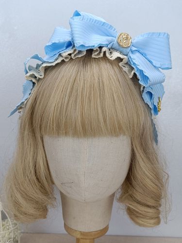 Coiffure Accessoires Mginonne Lolita Cameo Pink Ruffles Bows Couvre-chef Divers - milanoo.com - Modalova